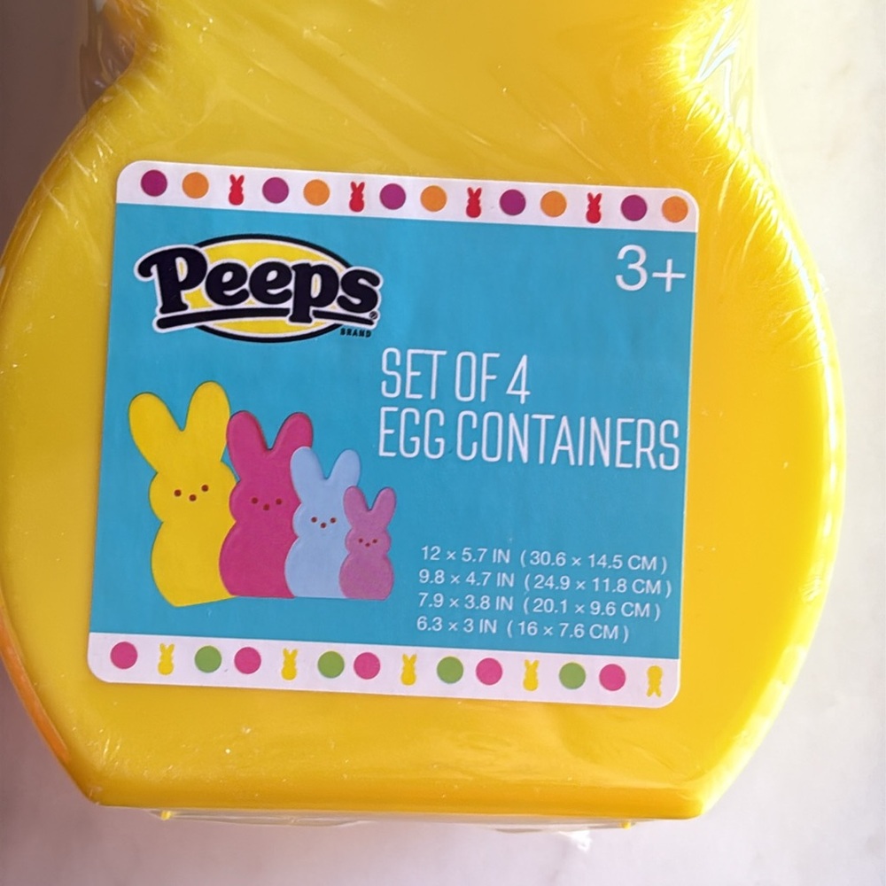 Peeps Bunny Nesting Egg Containers - Picture 2 of 5